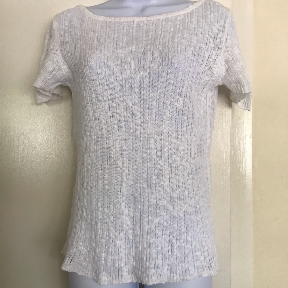 🌹Carol Rose , linen & cotton knitwear top S size